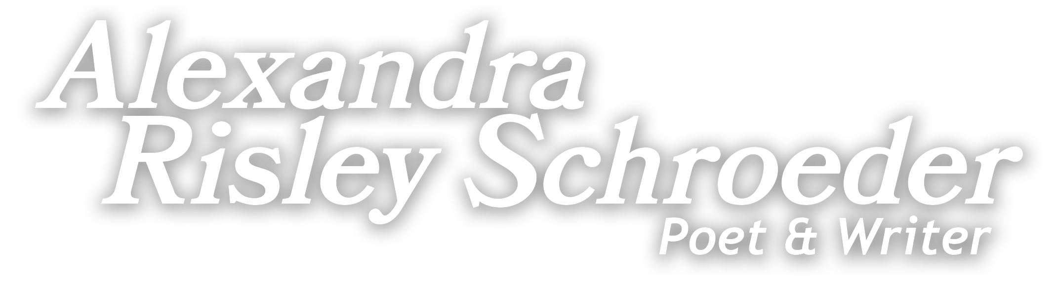 ARS-logotype-shadow Alexandra Risley Schroeder poet and writer